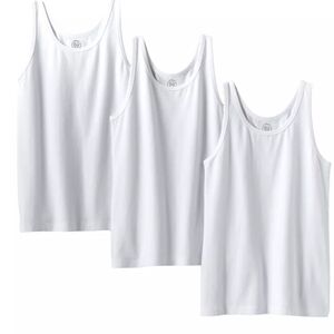 SO White Kids Tank Tops - 3 Pack